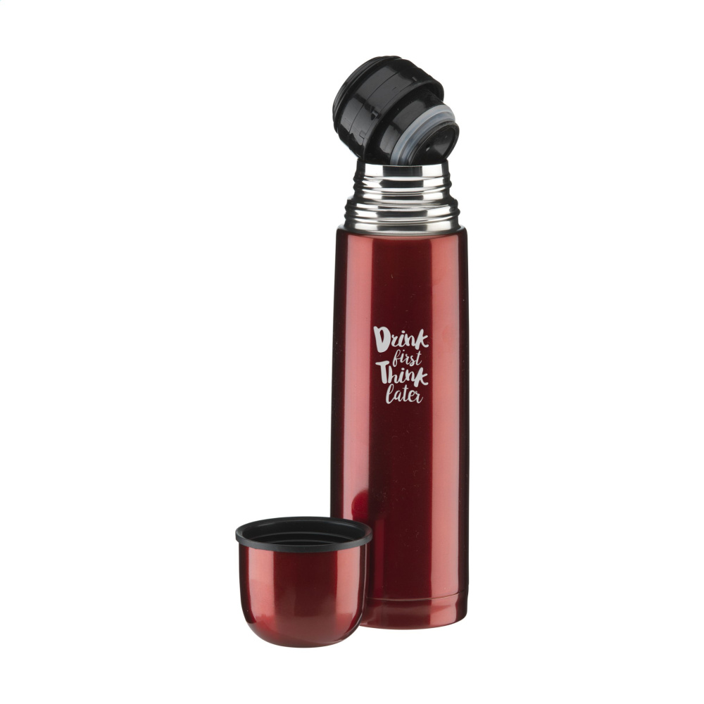 Logo trade corporate gifts picture of: ThermoColour 500 ml thermo bottle
