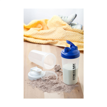 Logo trade promotional items image of: Shaker Protein 600 ml drinking cup