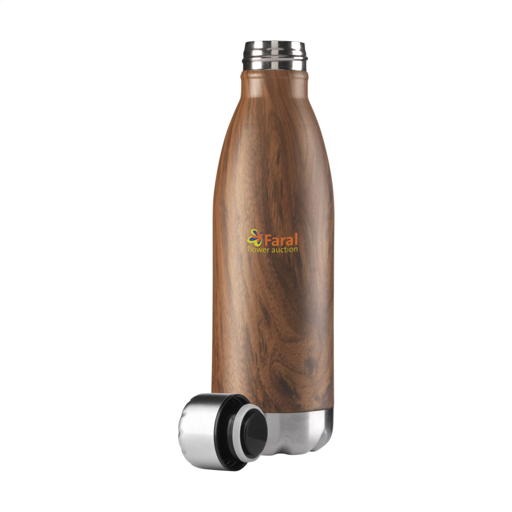 Logotrade promotional item picture of: Topflask Wood 500 ml drinking bottle