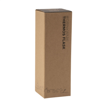 Logo trade promotional item photo of: Osaka 360 ml bamboo thermo bottle/thermo cup