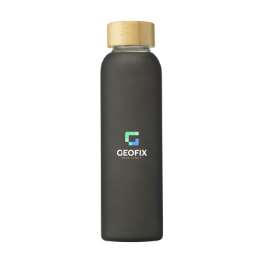 Logotrade promotional giveaway image of: Frosty Glass Bottle 550 ml drinking bottle