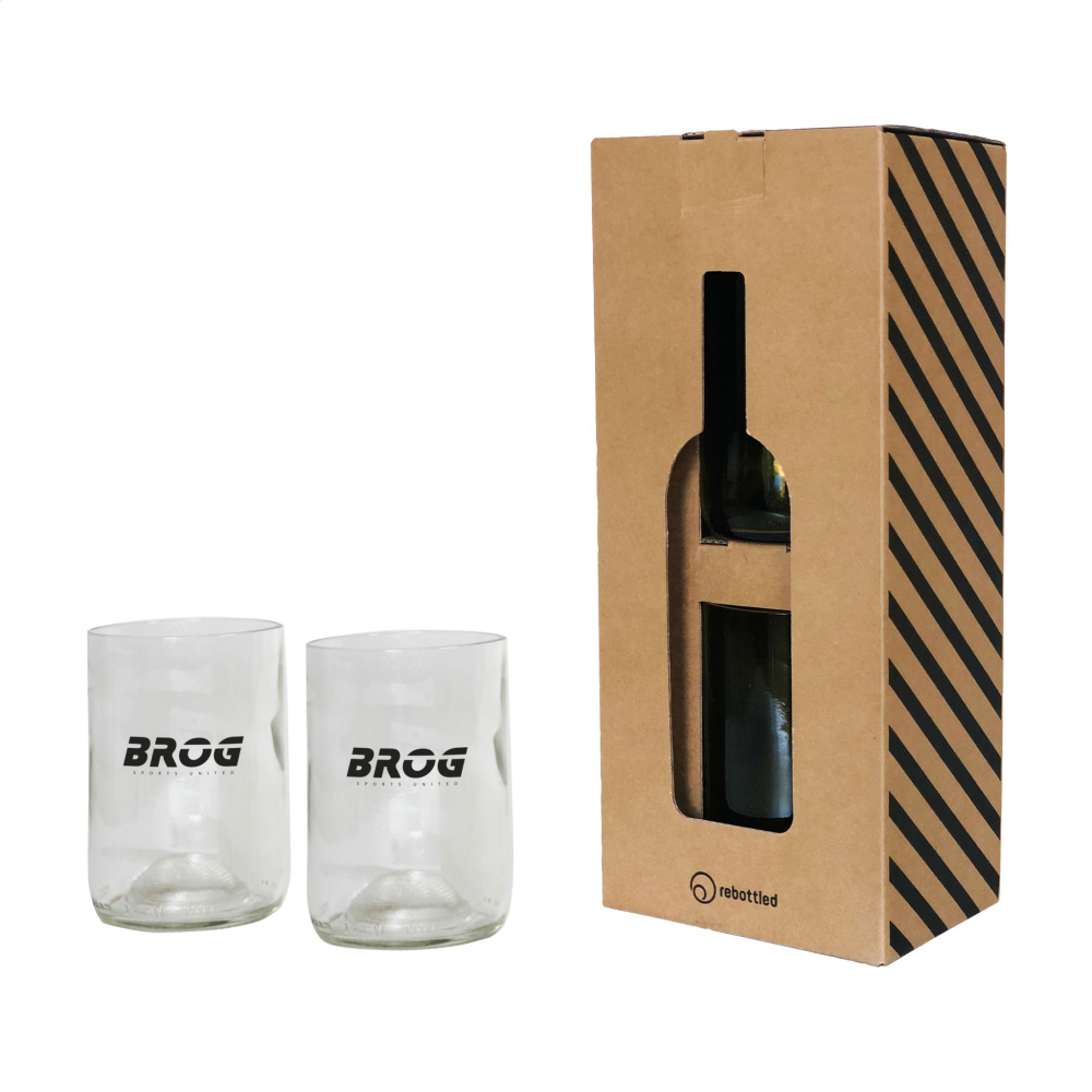 Logo trade promotional merchandise picture of: Rebottled® Tumbler 2-pack drinking glass