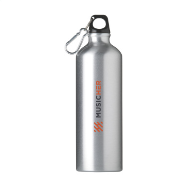 Logo trade promotional items picture of: AluMaxi GRS Recycled 750 ml water bottle