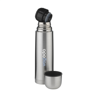 Logo trade promotional gifts picture of: Thermotop Midi RCS Recycled Steel 500 ml thermo bottle