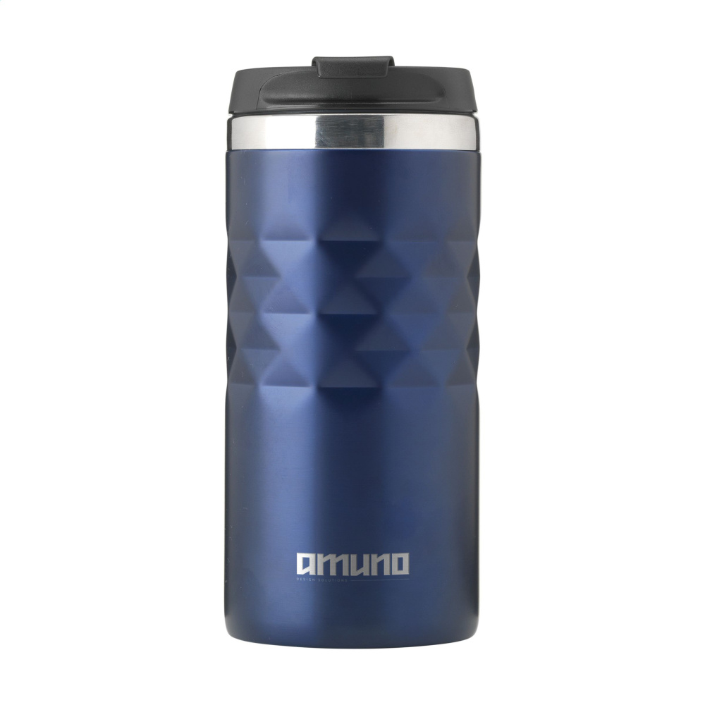 Logo trade promotional gifts image of: Geometric Mug RCS Recycled Steel 280 ml thermo cup