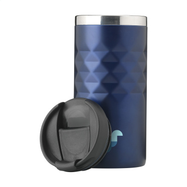 Logo trade promotional items picture of: Geometric Mug RCS Recycled Steel 280 ml thermo cup