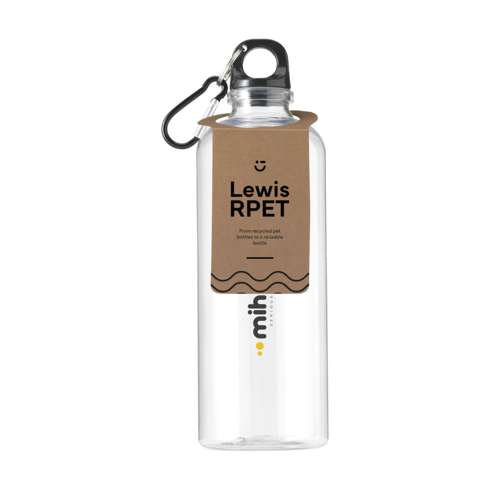 Logo trade corporate gifts picture of: Lewis GRS RPET Bottle 630 ml water bottle