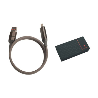 Logo trade promotional merchandise picture of: Charging cable with data transfer DONNES Pierre Cardin