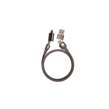 Logo trade promotional merchandise photo of: Charging cable with data transfer DONNES Pierre Cardin