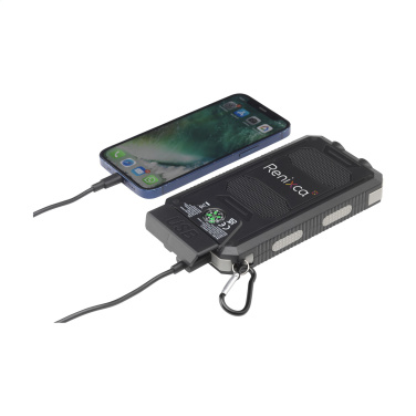 Logotrade promotional items photo of: Trail RCS Solar Charger Compass 8000
