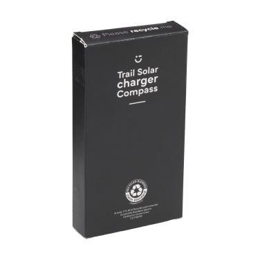 Logo trade corporate gifts image of: Trail RCS Solar Charger Compass 8000