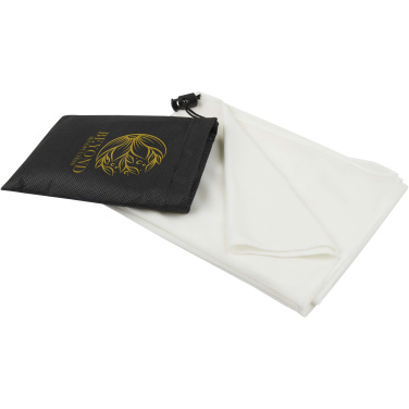 Logo trade promotional giveaway photo of: Lucas RPET sport towel 50x100 cm