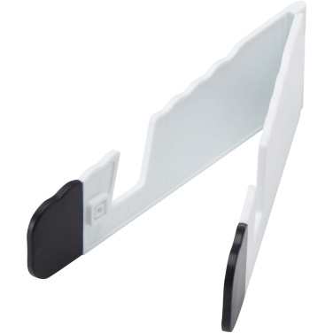 Logo trade promotional items image of: Buna recycled plastic foldable tablet and phone stand