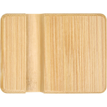 Logo trade advertising products image of: Ebla bamboo phone stand
