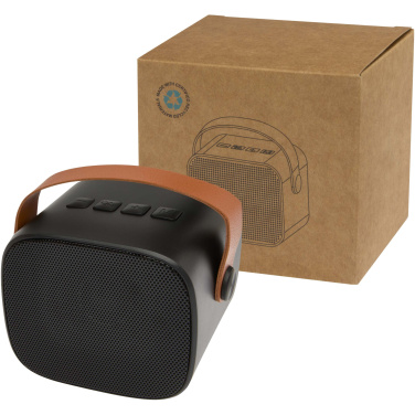 Logo trade promotional giveaways image of: Diya 3W wireless recycled plastic speaker