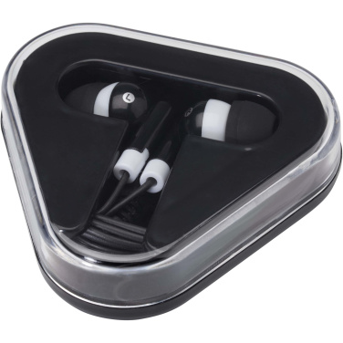 Logo trade business gifts image of: Rebel earbuds with recycled plastic storage box