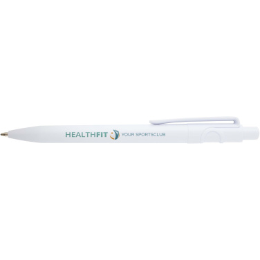 Logo trade promotional products image of: Unica recycled plastic ballpoint pen (blue ink)