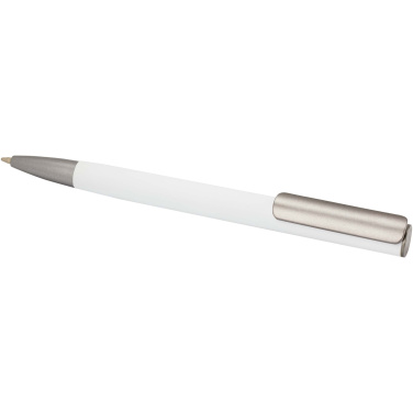 Logo trade advertising product photo of: Ziggur aluminium ballpoint pen (blue ink)