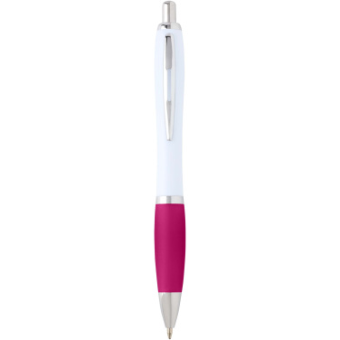 Logo trade promotional merchandise photo of: Nash recycled plastic ballpoint pen (blue ink)