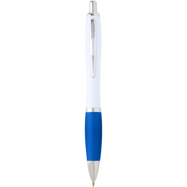 Logo trade promotional gifts image of: Nash recycled plastic ballpoint pen (blue ink)