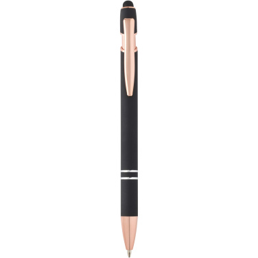 Logotrade promotional gift picture of: Nanna ballpoint pen with rose gold finish (blue ink)