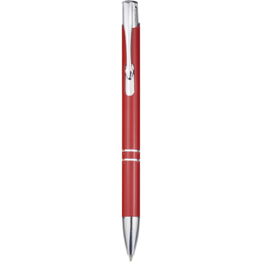 Logotrade promotional item picture of: Moneta recycled aluminium ballpoint pen (blue ink)