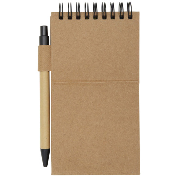 Logo trade promotional products picture of: Flipper sticky notepad with ballpoint pen (black ink)
