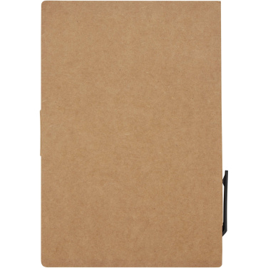 Logo trade promotional item photo of: Swift sticky notes booklet with ballpoint pen (black ink)