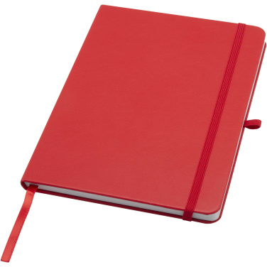 Logo trade promotional products picture of: Teak A5 recycled hard cover notebook with lined pages
