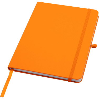 Logotrade promotional merchandise image of: Teak A5 recycled hard cover notebook with lined pages
