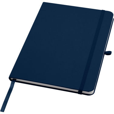 Logo trade promotional gifts picture of: Teak A5 recycled hard cover notebook with lined pages