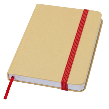 Logo trade advertising product photo of: Reed A6 recycled hard cover notebook with plain pages