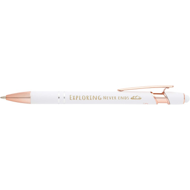 Logo trade corporate gifts picture of: Nanna ballpoint pen with rose gold finish (black ink)