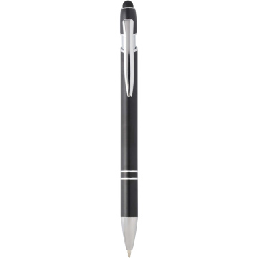 Logo trade promotional items picture of: Kish ballpoint pen with silver finish (black ink)