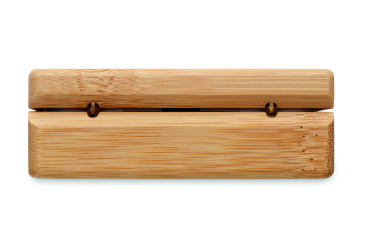 Logotrade promotional items photo of: TWS earbuds in bamboo case