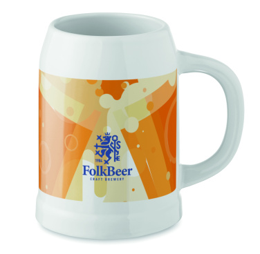 Logo trade business gift photo of: Sublimation beer mug 500 ml