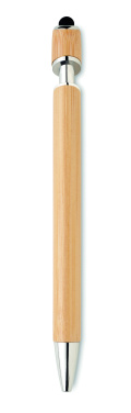 Logo trade corporate gifts picture of: Ball pen in bamboo