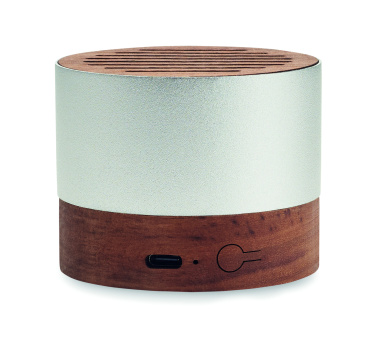 Logo trade promotional products picture of: Recycled aluminium speaker