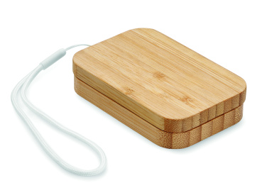 Logotrade promotional item picture of: 15W wireless charger in bamboo