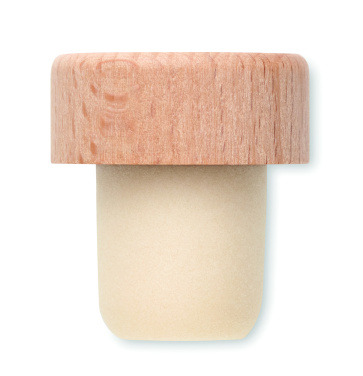 Logotrade advertising product image of: Beech wood bottle stopper