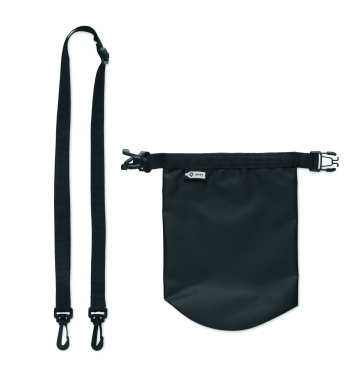 Logo trade promotional gift photo of: Waterproof bag 210T RPET 1,5L