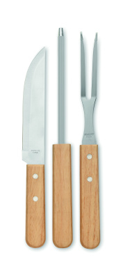 Logo trade corporate gifts picture of: Stainless steel barbecue tools