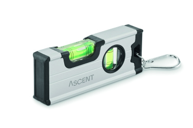 Logo trade promotional items image of: Mini magnetic aluminium level
