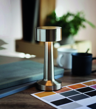 Logo trade promotional merchandise photo of: Rechargeable iron table lamp