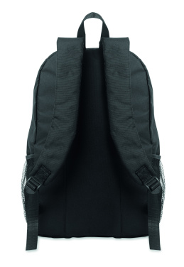 Logo trade corporate gifts image of: 600D RPET polyester backpack