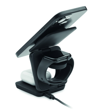 Logo trade advertising product photo of: 3in1 foldable charging station