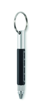 Logo trade promotional giveaways image of: Key ring with twist action pen