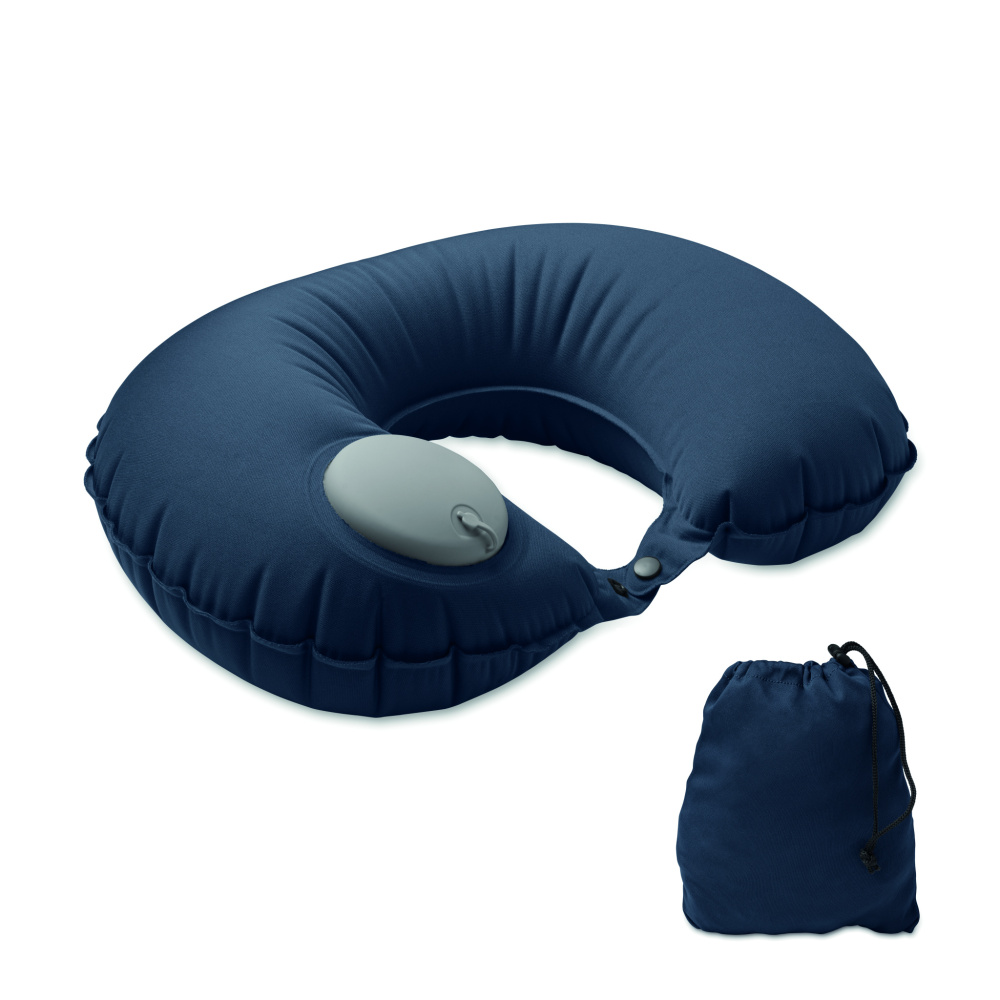 Logo trade promotional giveaways picture of: Fast inflatable travel pillow