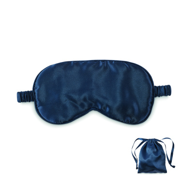 Logo trade promotional merchandise picture of: Soft polyester eye mask