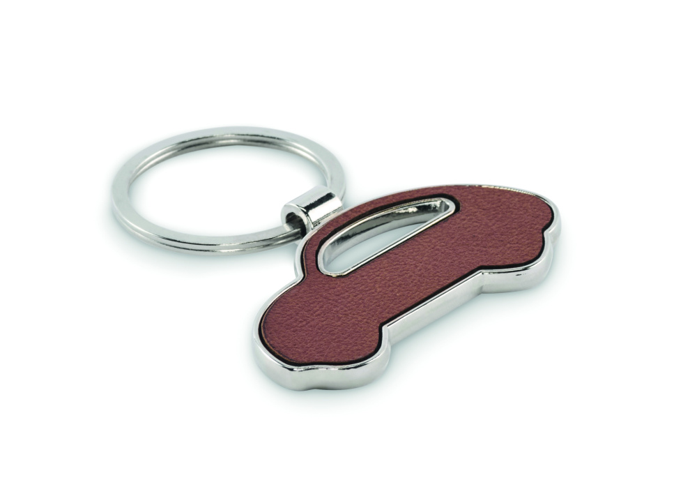 Logo trade advertising products picture of: Car shaped key ring